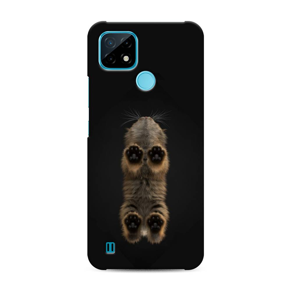 

Пластиковый чехол "Кошачьи лапки" на Realme C21, 254920-1