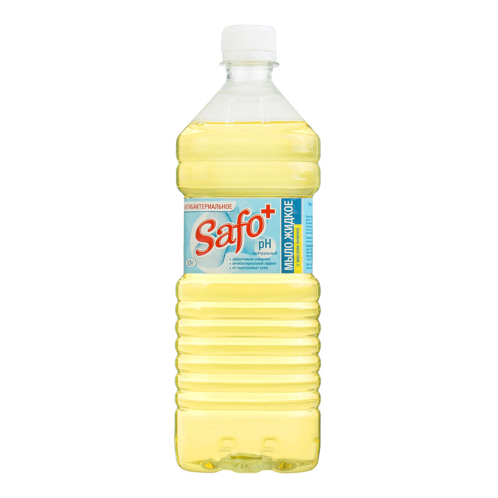 Жидкое мыло Iris Safo Антибактериальное с маслом Лимона 1 л