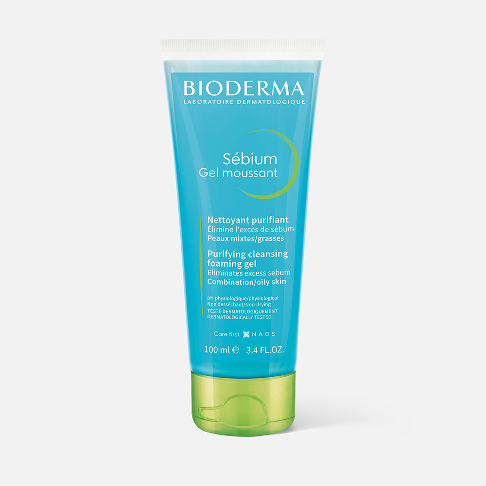 Гель для лица Bioderma Sebium очищающий, для жирной и проблемной кожи 100 мл