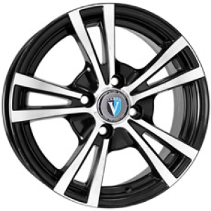 

Колесный диск Venti 1404 BD 5.5x14/4x98 ET35 D58.6, Черный;серебристый