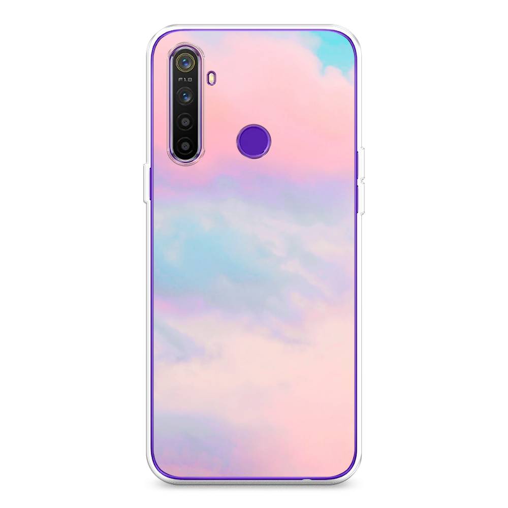 

Чехол Awog на Realme 5 "Розовые облака", Разноцветный, 251550-3