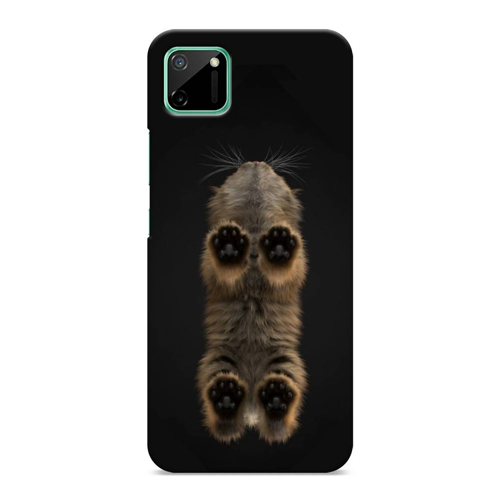 

Пластиковый чехол "Кошачьи лапки" на Realme C11, 253820-1