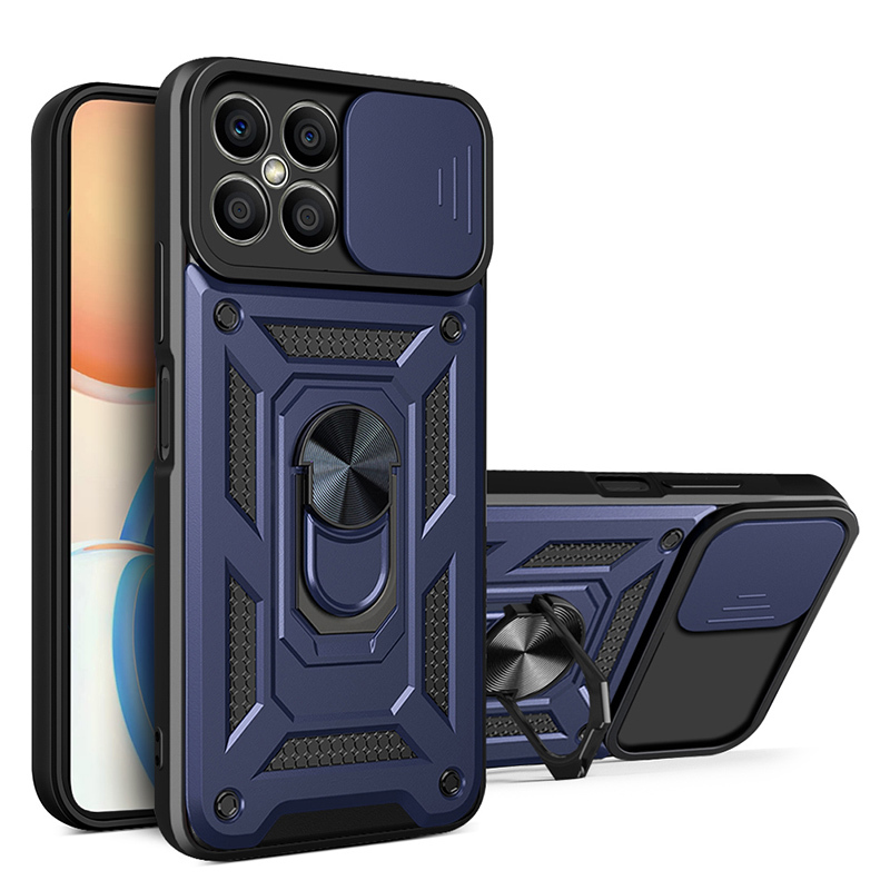 

Чехол Bumper Case для Honor X8, синий, Bumper Case