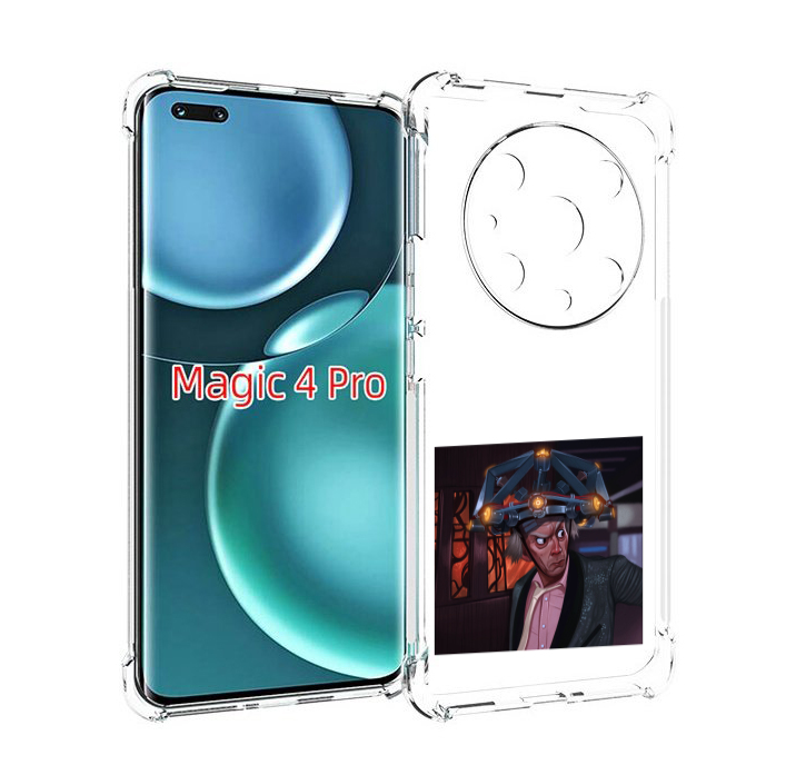 

Чехол MyPads назад-в-будущее для Honor Magic4 Pro, Прозрачный, Tocco