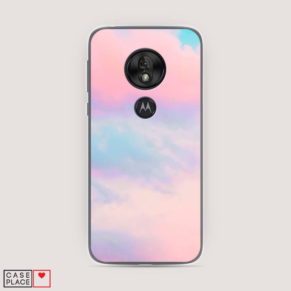 

Чехол Awog на Motorola Moto G7 Play / Моторола Мото G7 Play "Розовые облака", Разноцветный, 241250-3