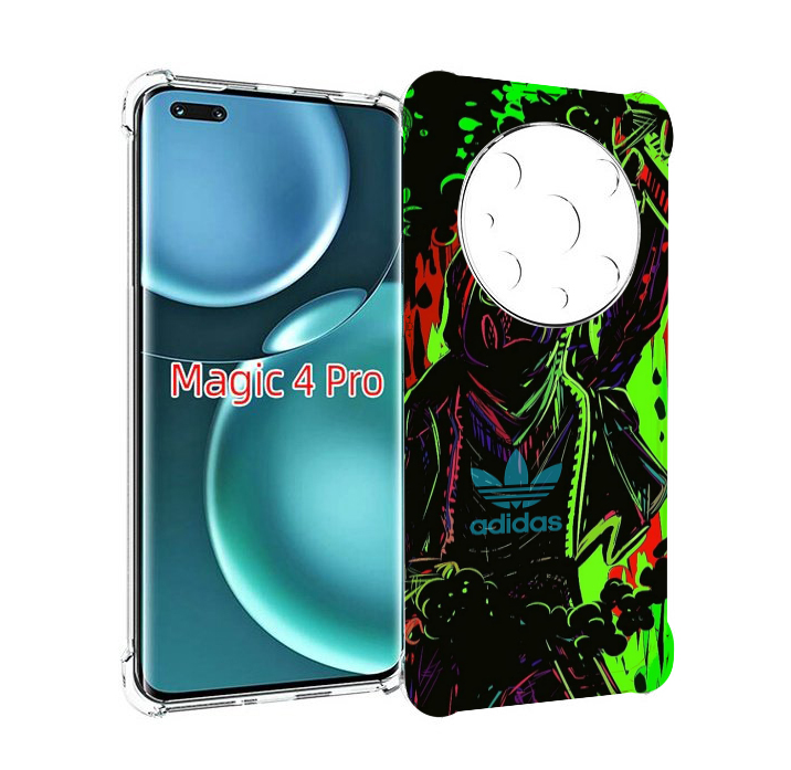 

Чехол MyPads мужчина в красках адидас для Honor Magic4 Pro, Прозрачный, Tocco
