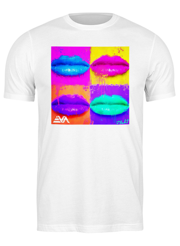 

Футболка унисекс Printio Pop lips белая XL, Белый, Pop lips