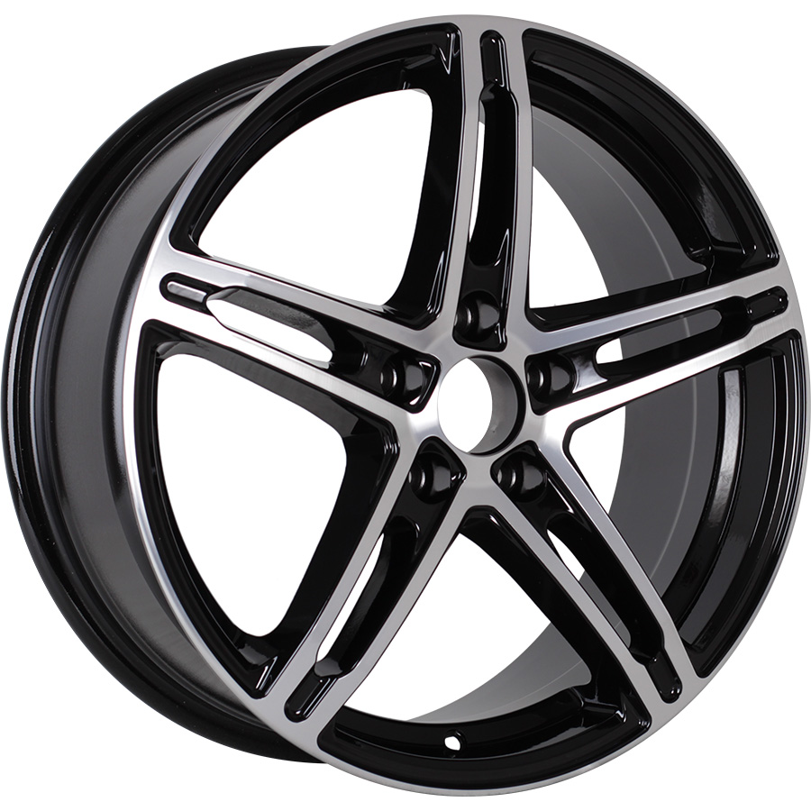 

Колесный диск Venti 1718 BFP 7x17/5x114.3 ET42 D67.1, Черный;серебристый