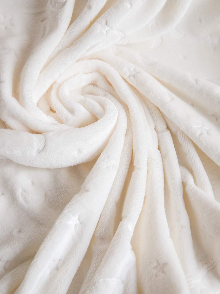 Плед плюшевый Baby Nice 150х200 на кровать Луны белый TS613641плед 1820₽