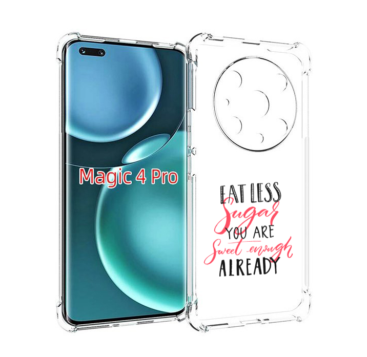 

Чехол MyPads мотивация-цитаты для Honor Magic4 Pro, Прозрачный, Tocco