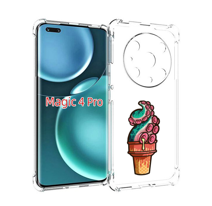 

Чехол MyPads мороженное для Honor Magic4 Pro, Прозрачный, Tocco