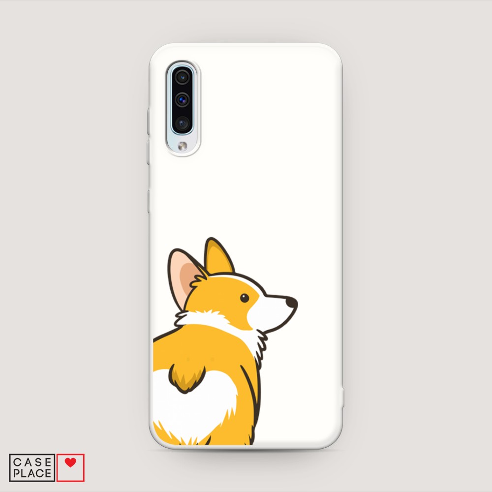 

Матовый силиконовый чехол "Корги следуй за мной" на Samsung Galaxy A30s
