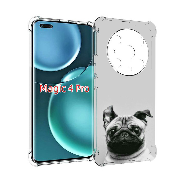 

Чехол MyPads мопс для Honor Magic4 Pro, Прозрачный, Tocco