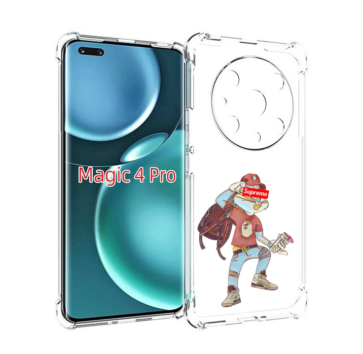 

Чехол MyPads моднявый-заяц детский для Honor Magic4 Pro, Прозрачный, Tocco