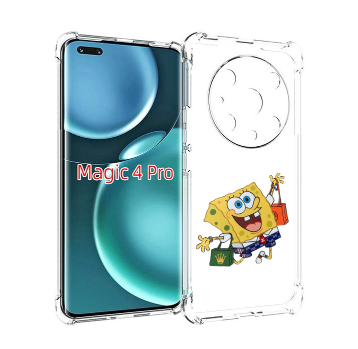 

Чехол MyPads модный-спанч-боб для Honor Magic4 Pro, Прозрачный, Tocco