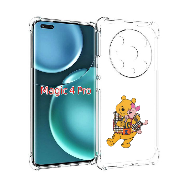 

Чехол MyPads модный-медведь-из-винни-пуха для Honor Magic4 Pro, Прозрачный, Tocco