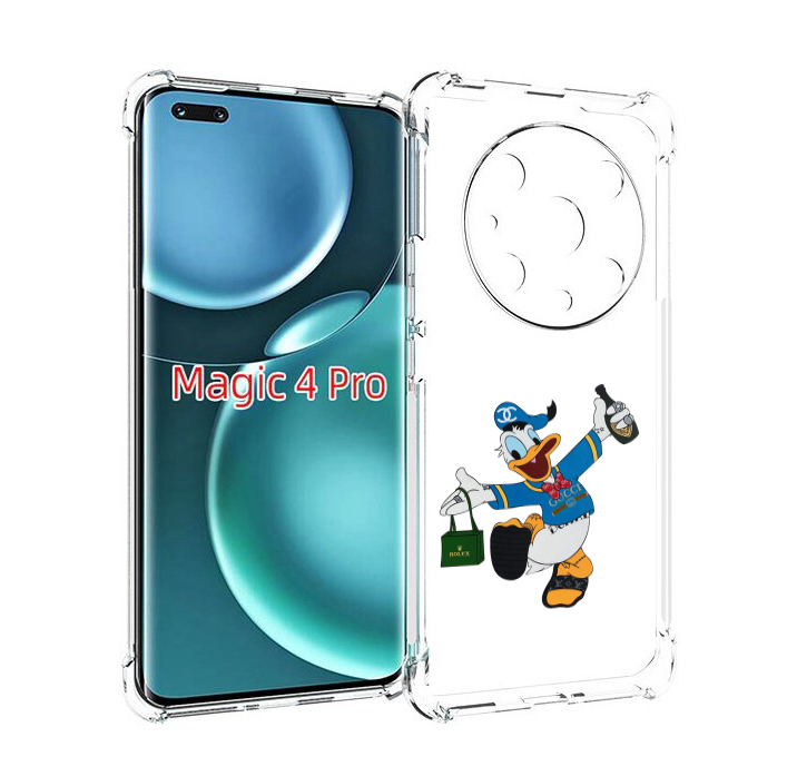 

Чехол MyPads модный-дональд-дак для Honor Magic4 Pro, Прозрачный, Tocco