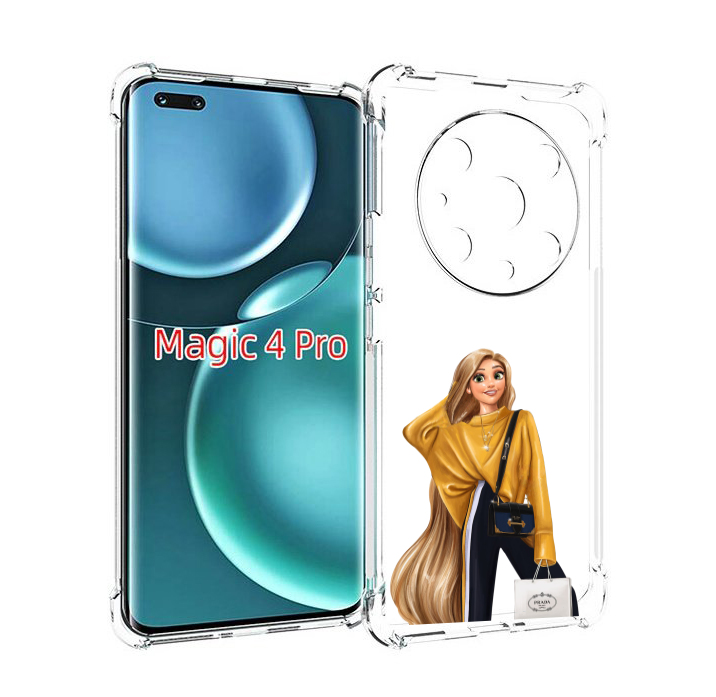 

Чехол MyPads модная-рапунсель женский для Honor Magic4 Pro, Прозрачный, Tocco