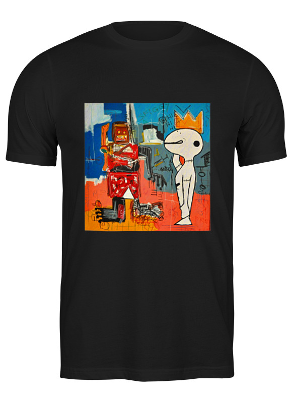 

Футболка унисекс Printio Basquiat / баския черная 3XL, Черный, Basquiat / баския