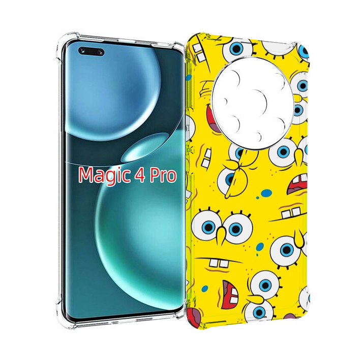 

Чехол MyPads много-спанч-боба для Honor Magic4 Pro, Прозрачный, Tocco
