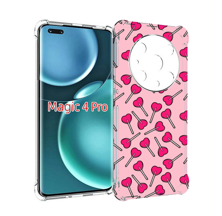

Чехол MyPads много лединцов для Honor Magic4 Pro, Прозрачный, Tocco