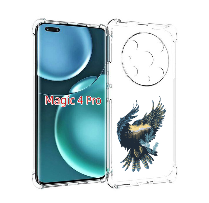 

Чехол MyPads мирок в соколе для Honor Magic4 Pro, Прозрачный, Tocco