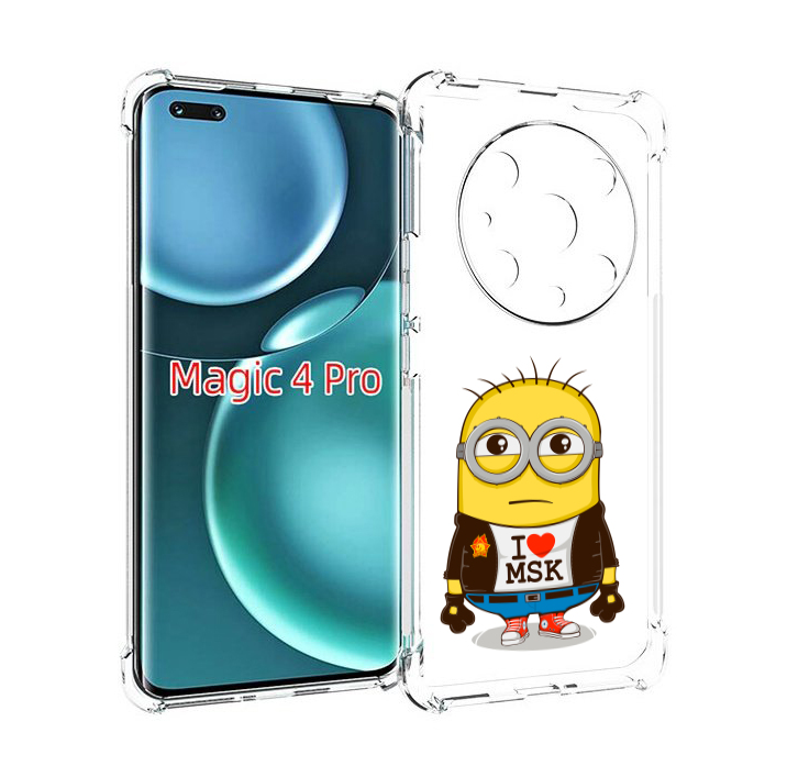 

Чехол MyPads миньон-я-люблю-Мск для Honor Magic4 Pro, Прозрачный, Tocco