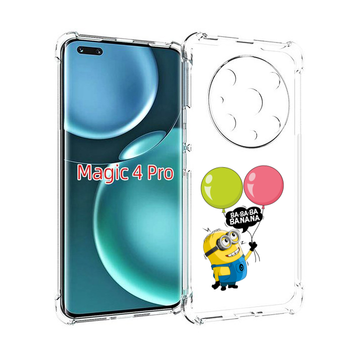 

Чехол MyPads миньон-с-шариками для Honor Magic4 Pro, Прозрачный, Tocco