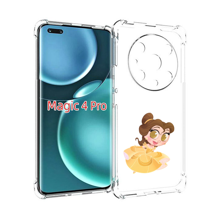 

Чехол MyPads мини-принцесса женский для Honor Magic4 Pro, Прозрачный, Tocco