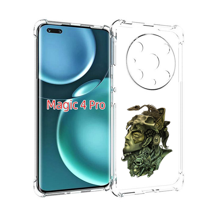 

Чехол MyPads бронзовый воин для Honor Magic4 Pro, Прозрачный, Tocco