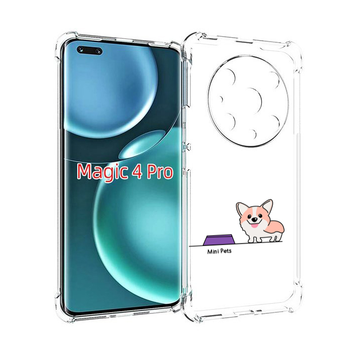 

Чехол MyPads мини-питомец детский для Honor Magic4 Pro, Прозрачный, Tocco