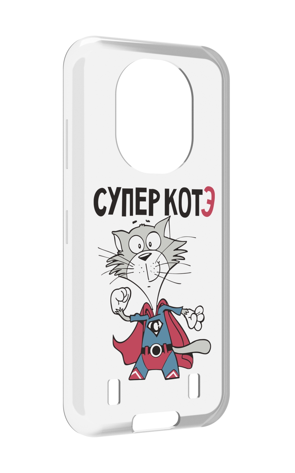 

Чехол MyPads супер-котэ для Oukitel WP16, Прозрачный, Tocco