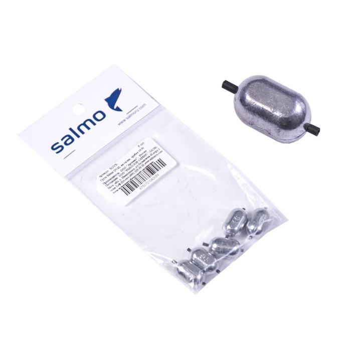 

Груза Salmo OVAL на силик. трубке 12.0г 5шт