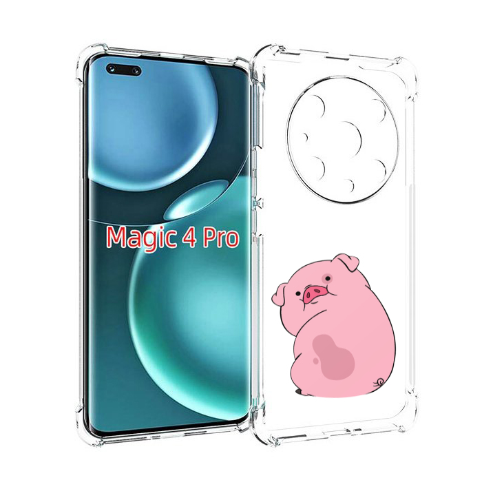 

Чехол MyPads милый-поросенок детский для Honor Magic4 Pro, Прозрачный, Tocco