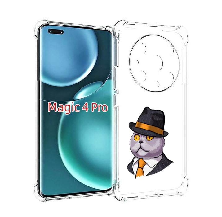 

Чехол MyPads британец для Honor Magic4 Pro, Прозрачный, Tocco