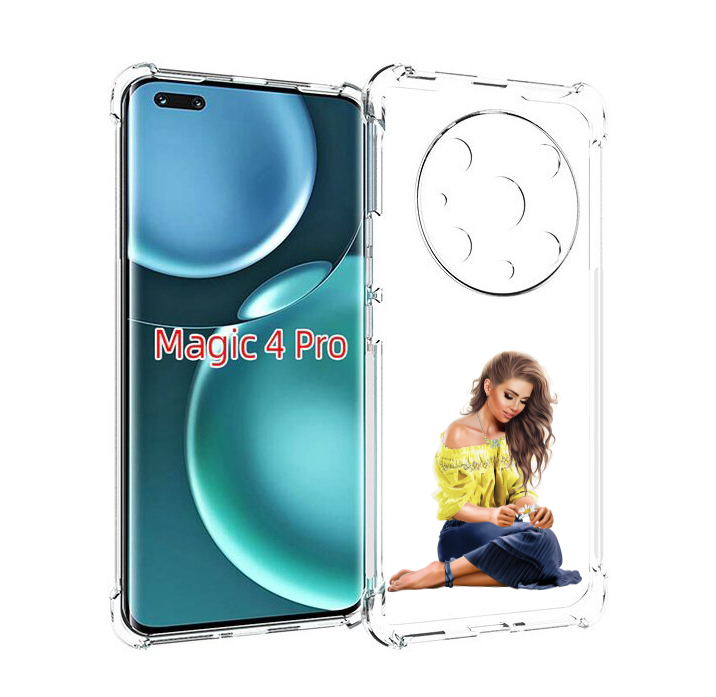 

Чехол MyPads миленькая-девочка женский для Honor Magic4 Pro, Прозрачный, Tocco