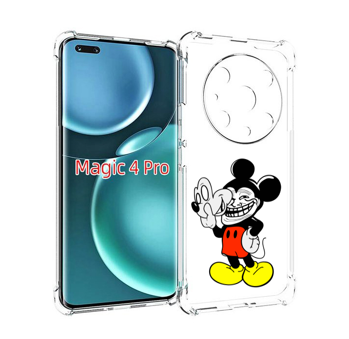 

Чехол MyPads микки-маус-троллер для Honor Magic4 Pro, Прозрачный, Tocco