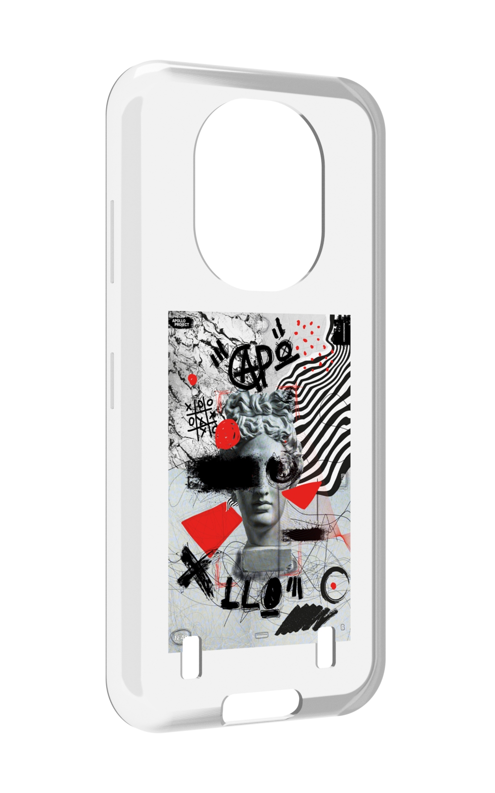 

Чехол MyPads стрит арт статуя для Oukitel WP16, Прозрачный, Tocco