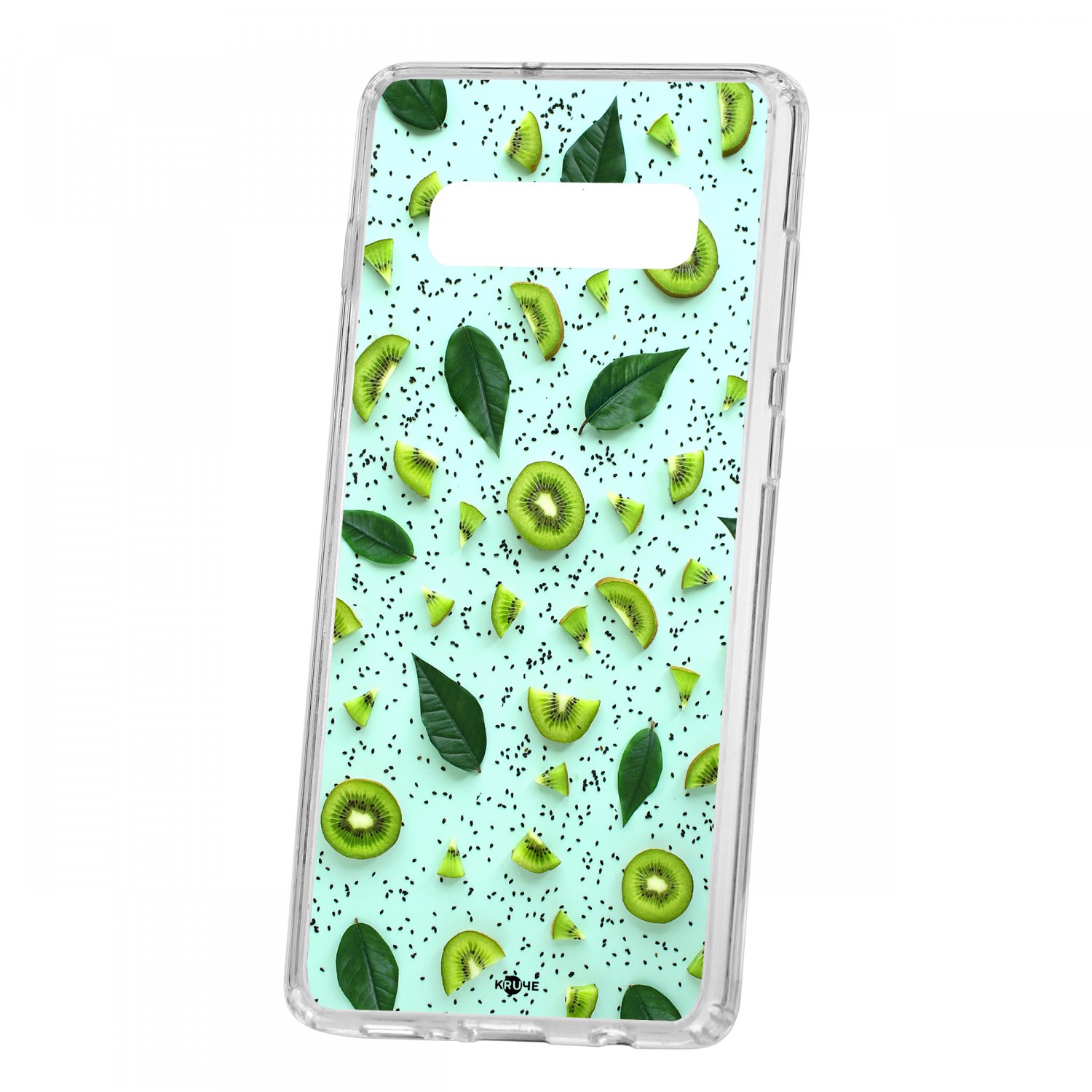 фото Чехол kruche samsung galaxy s10+ print киви кruче