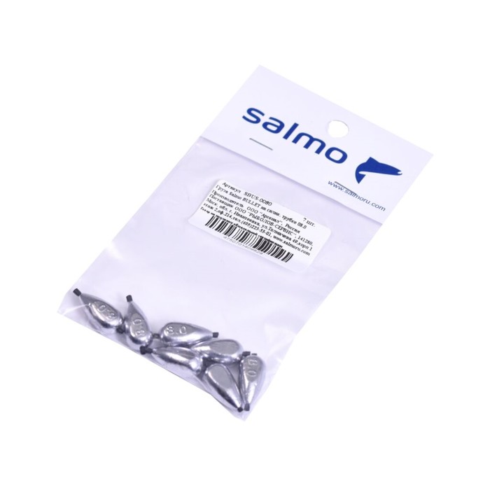 

Груза Salmo BULLET на силик. трубке 08.0 7шт