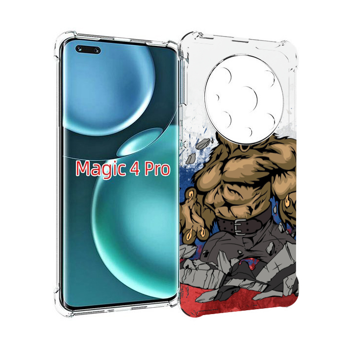 

Чехол MyPads медведь защитник родины для Honor Magic4 Pro, Прозрачный, Tocco