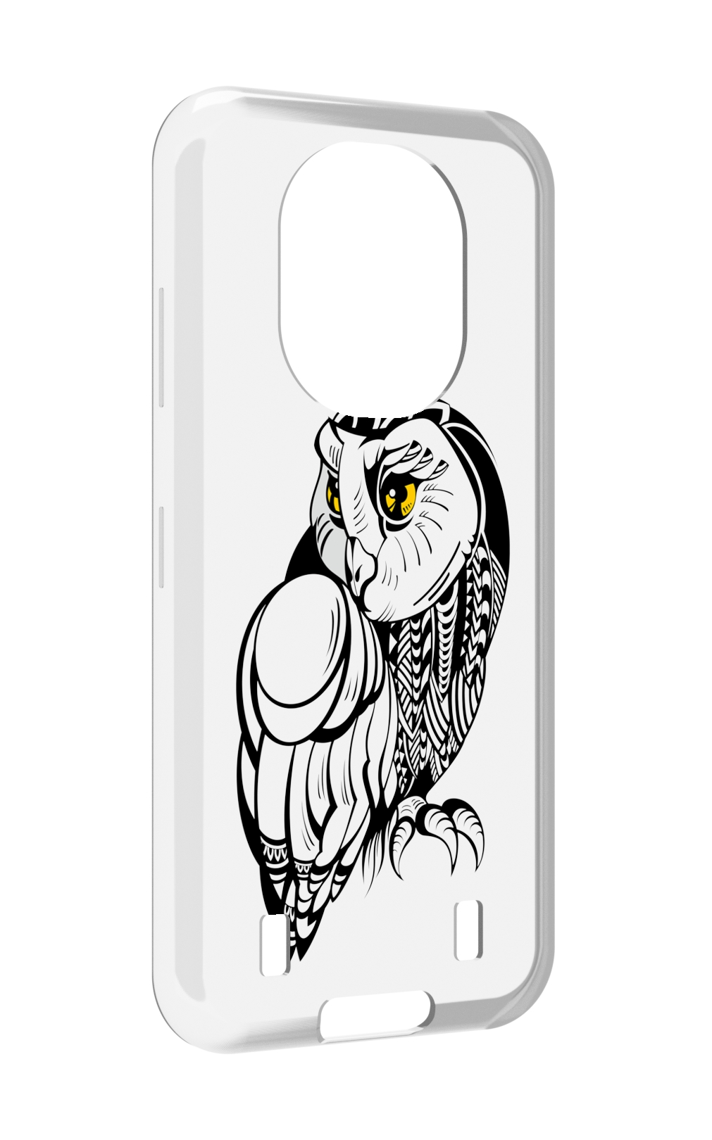 

Чехол MyPads сова-красотка для Oukitel WP16, Прозрачный, Tocco
