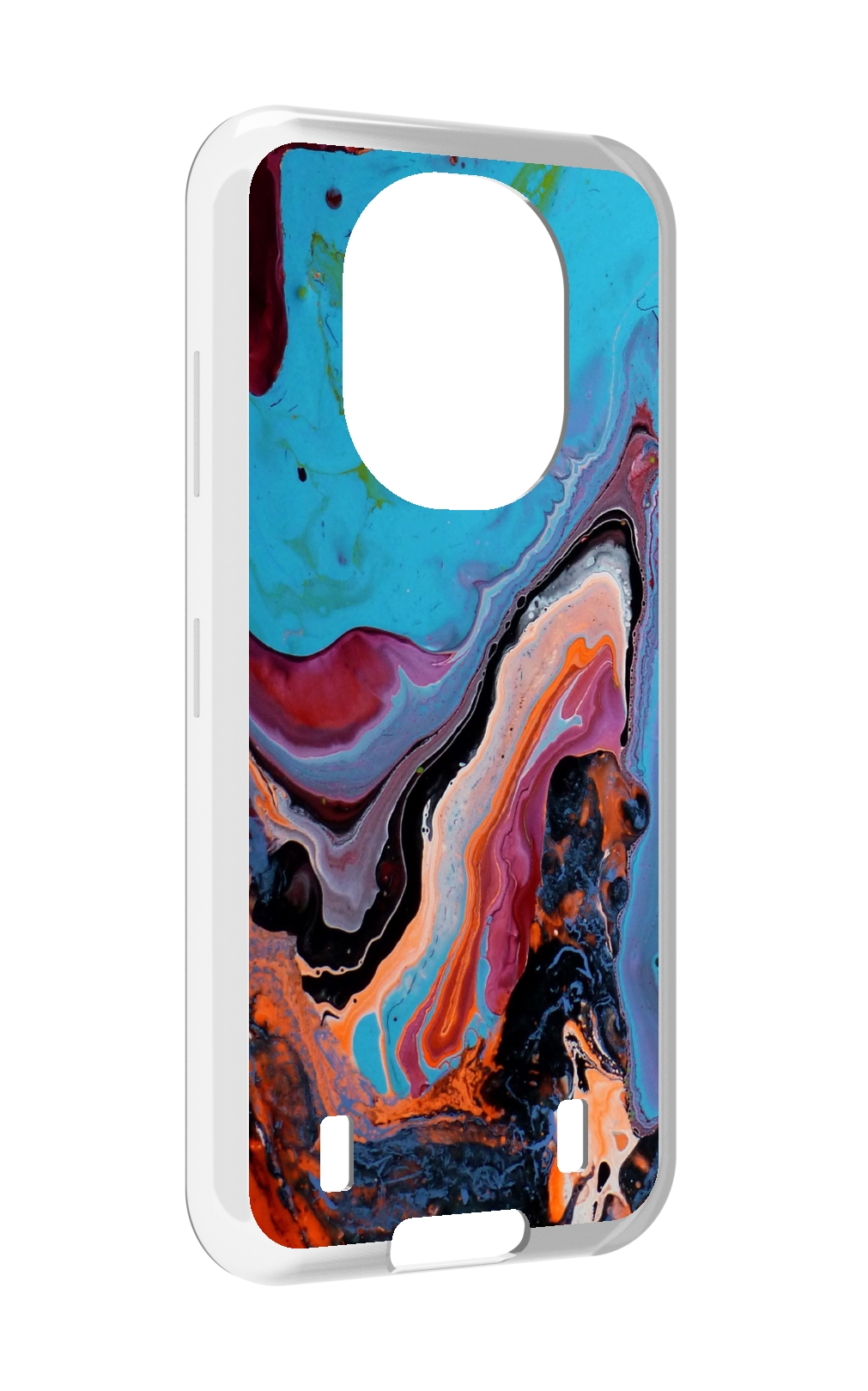 

Чехол MyPads смешанные краски для Oukitel WP16, Прозрачный, Tocco