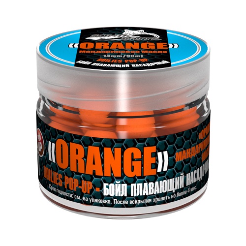 фото Бойлы насад. плав. sonik baits orange-tangerine oil fluo pop-ups 14мм 90мл