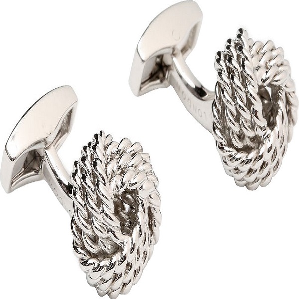 

Запонки мужские Tateossian CL1034 серебристые, CL1034