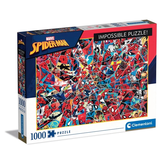 

Пазл Clementoni 1000 Impossible Spiderman Человек-паук, арт.39657