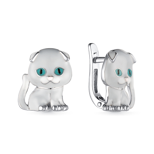 

Серьги из серебра с эмалью DEWI KIDS 901022628, 901022628