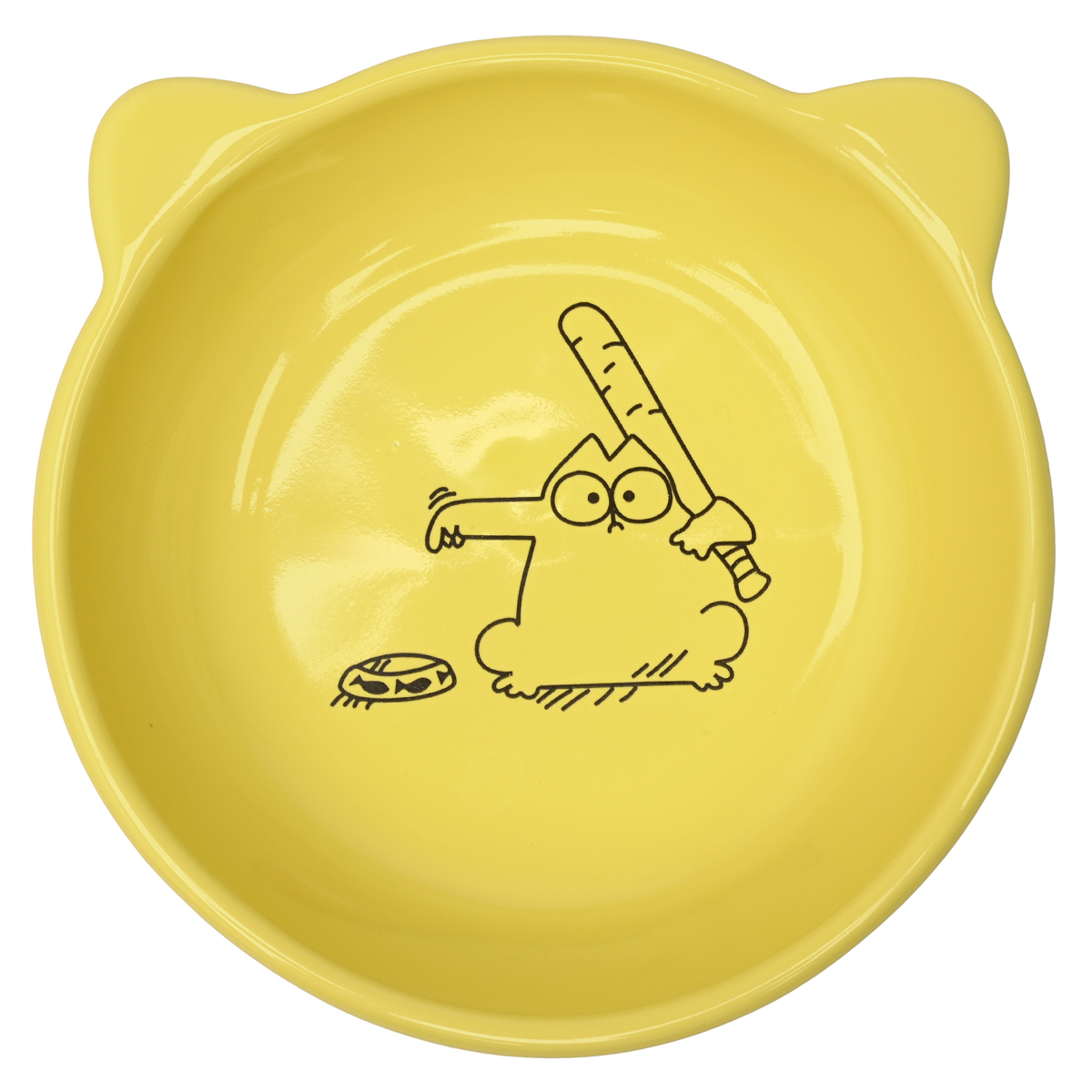 

Миска для домашних животных BelaHome PH08980yellow круглая, Желтый