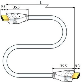 Кабель HDMI - HDMI Canare HDM03AE 3.0m