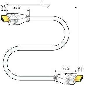 

Кабель HDMI - HDMI Canare HDM015AE 1.5m, HDM015AE 1.5m